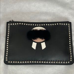 Fendi Karlito Clutch EUC